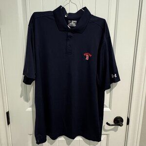 Under Armour Polo Shirt Boston Red Sox XXL Navy Blue NWT